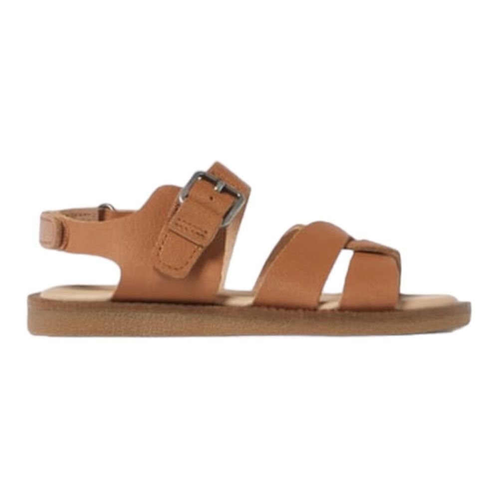 ZARA Kids | Brown | LEATHER SANDALS - Picture 4 of 8